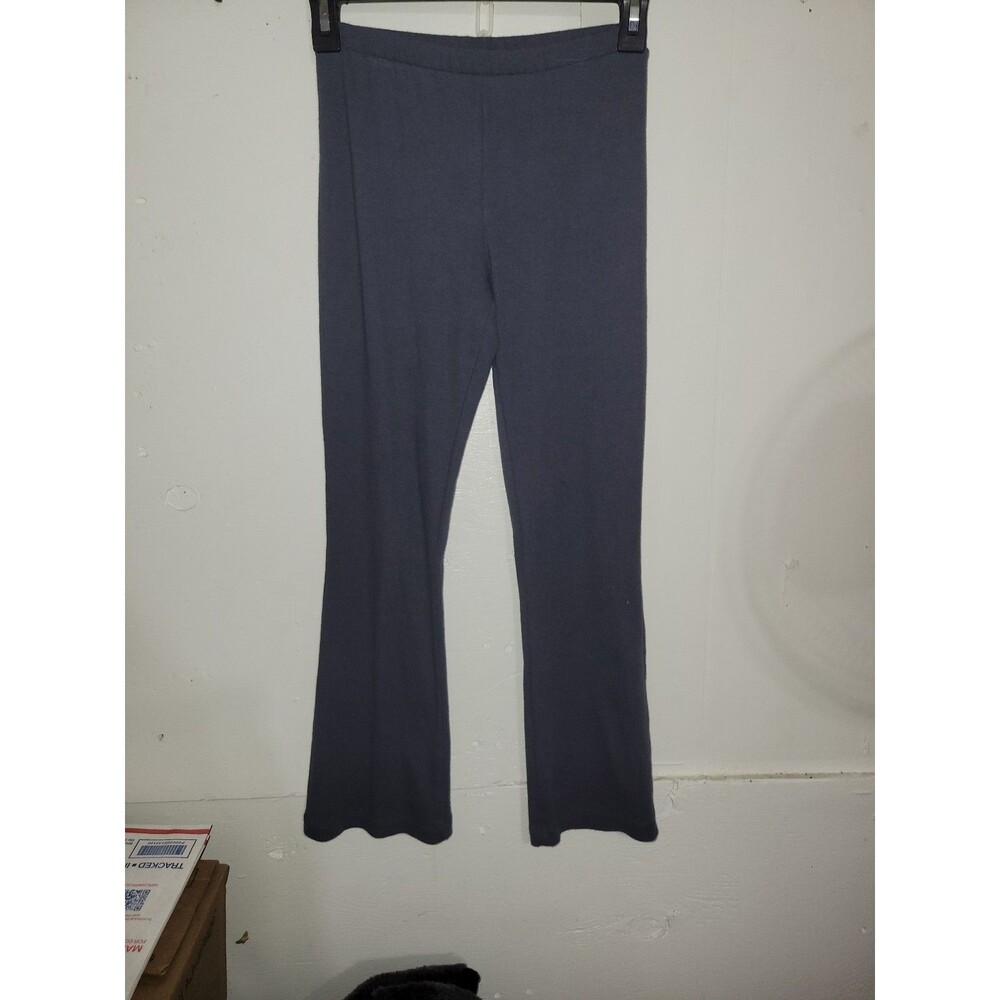 Girl's Gray Casual Flare Leggings Pants AH49